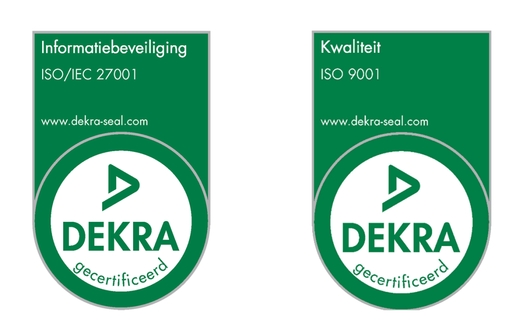 Opnieuw ISO 9001 en ISO 27001 gecertificeerd!