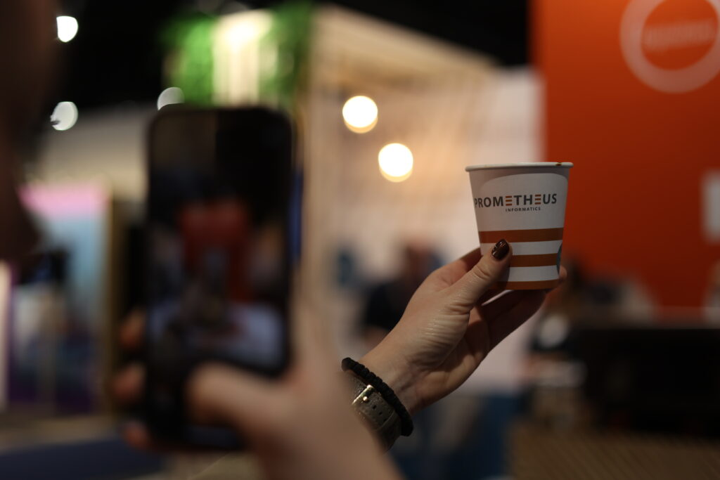 ICT&Logistiek 2025 Prometheus Informatics koffiebeker