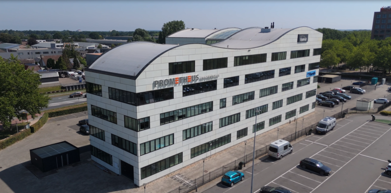 Vooraanzicht pand prometheus informatics voor persbericht